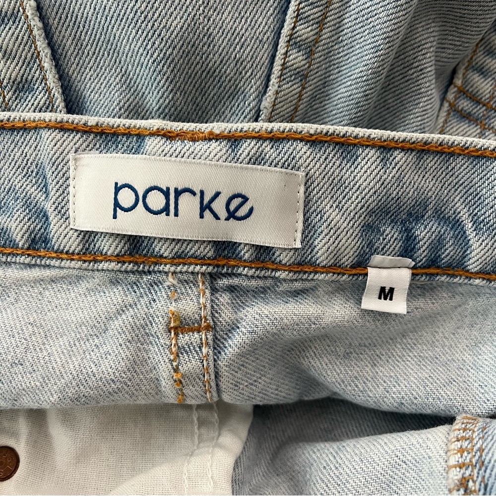 PARKE x Vintage Levi’s Baggy Tapered Crossover Light Wash Jeans - Picture 13 of 15